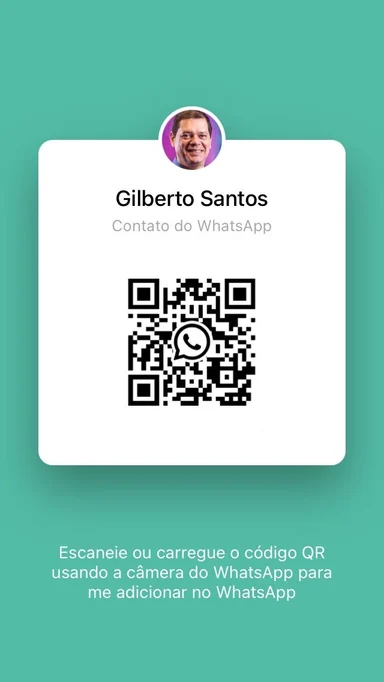 Código QR do WhatsApp de Gilberto Santos